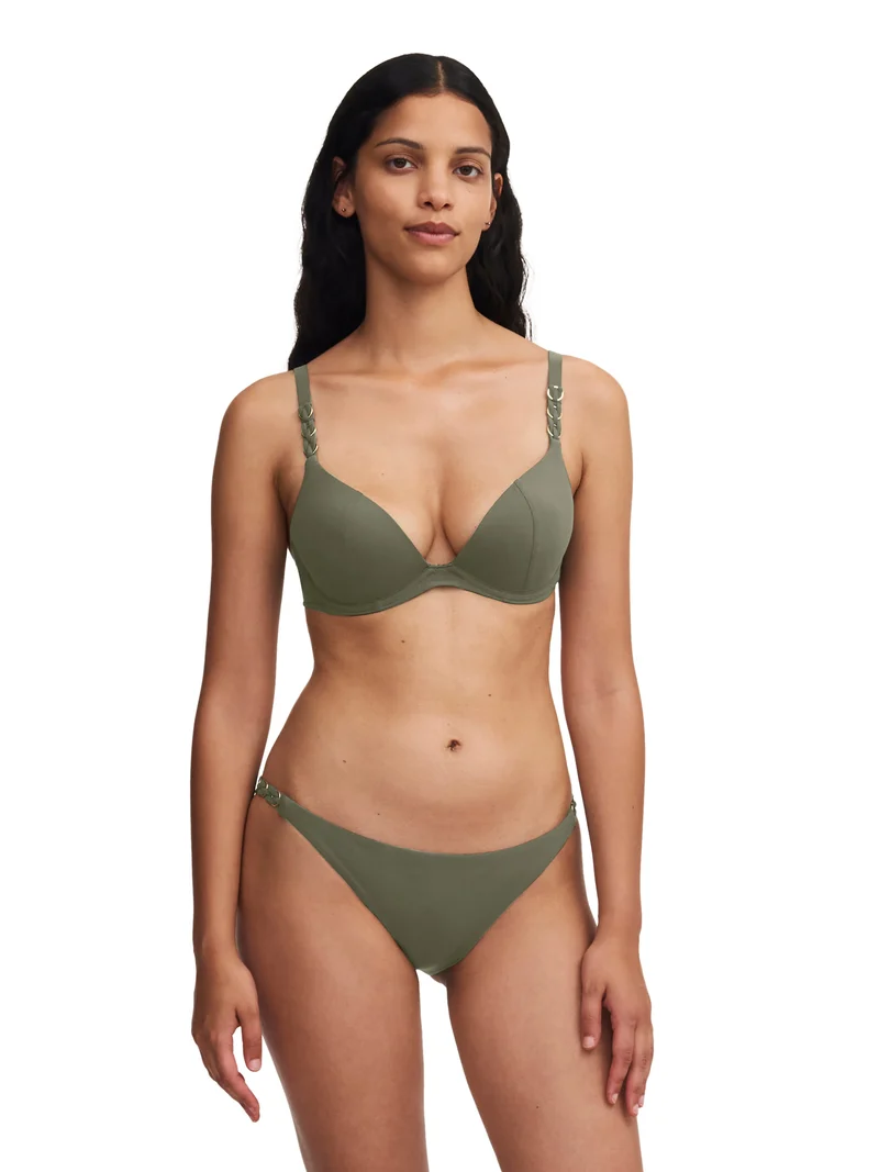 Chantelle Bademode - Emblem Bikini Mini Brief Khaki Grün