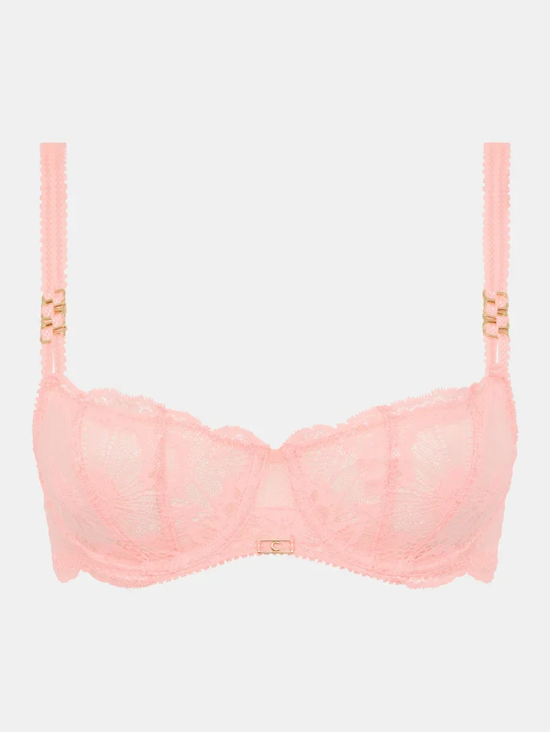 Chantelle - Muse Halbschalen-Balkon-BH, Neonrosa