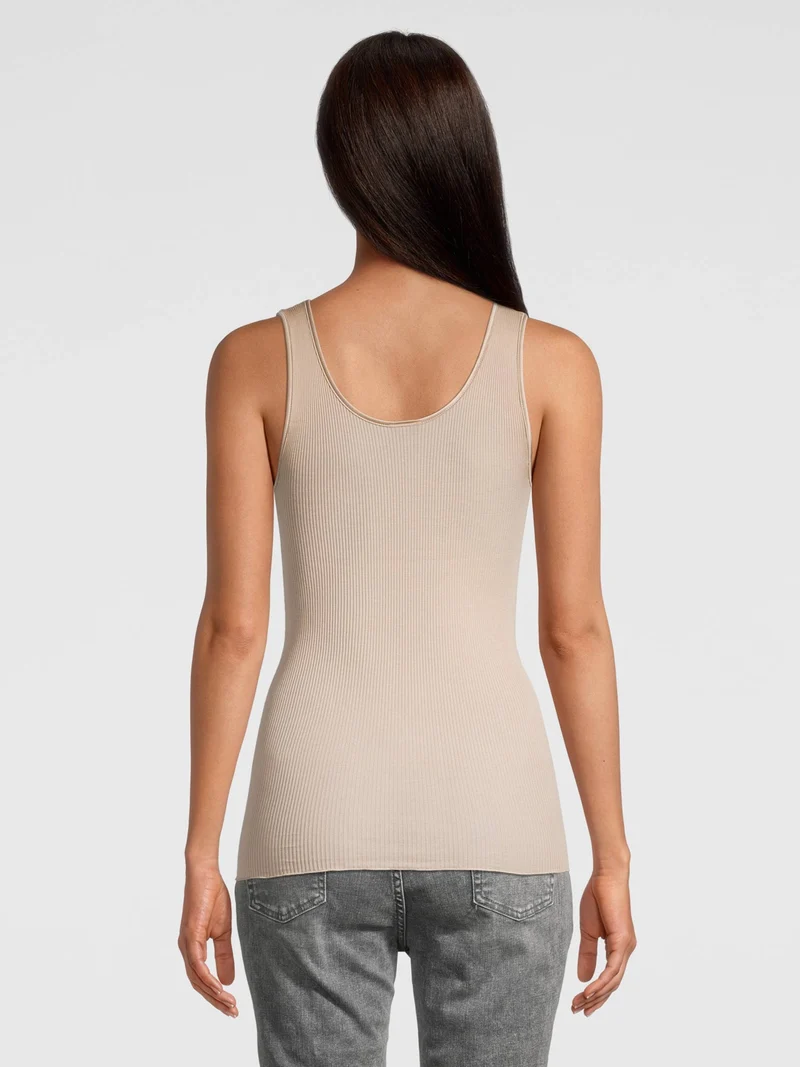 Tank-Top, Rundhals, Feinripp, FILOSCOZIA FINE RIB