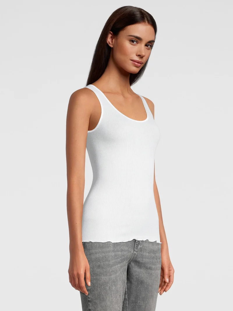 Tank-Top, Rundhals, Feinripp, FILOSCOZIA FINE RIB