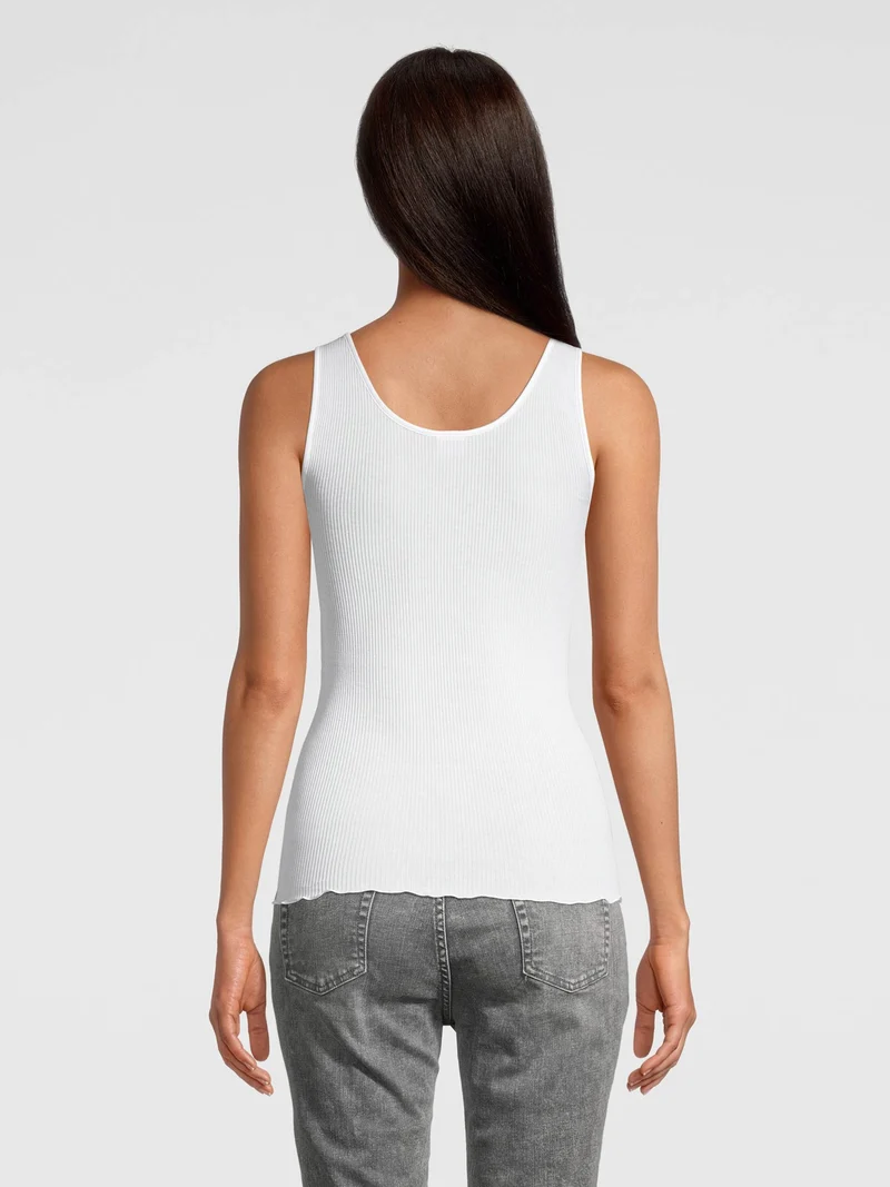 Tank-Top, Rundhals, Feinripp, FILOSCOZIA FINE RIB