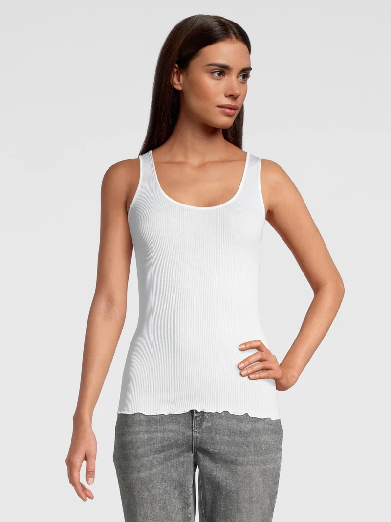 Tank-Top, Rundhals, Feinripp, FILOSCOZIA FINE RIB