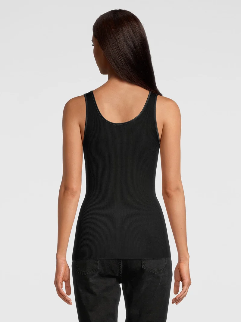 Tank-Top, Rundhals, Feinripp, FILOSCOZIA FINE RIB