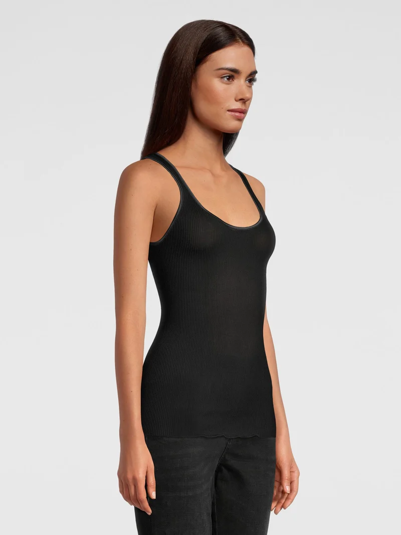 Tank-Top, Rundhals, Feinripp, FILOSCOZIA FINE RIB