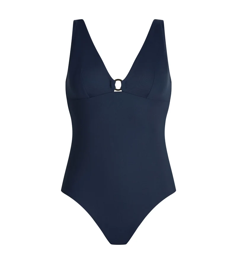 Einteiliger Damen-Badeanzug Blau Dim Swimwear Silhouette