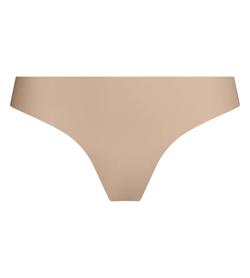 Unsichtbarer Damen-String aus Mikrofaser Nude Dim
