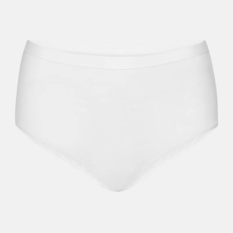 3er-Pack weißer Bambus-Maxi-Slips