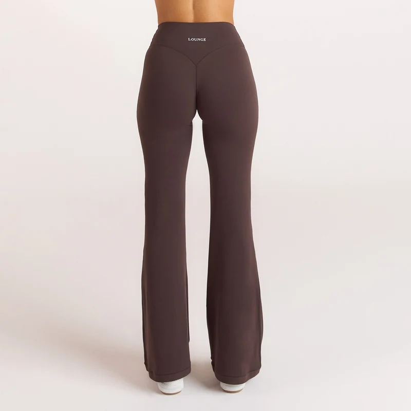 ContourSoft™ Flared Leggings - Dark Chocolate
