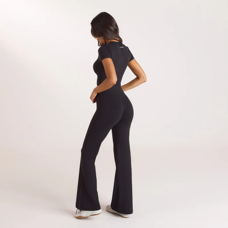 ContourSoft™ Flared Leggings - Black