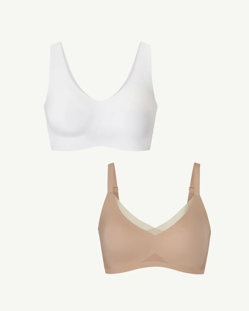 SoftForm Pullover Bra + CrossOver Bra Bundle