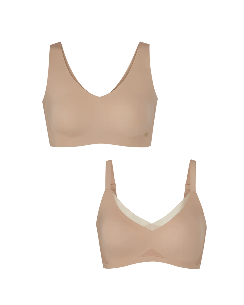 SoftForm Pullover Bra + CrossOver Bra Bundle