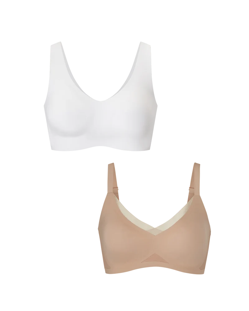 SoftForm Pullover Bra + CrossOver Bra Bundle