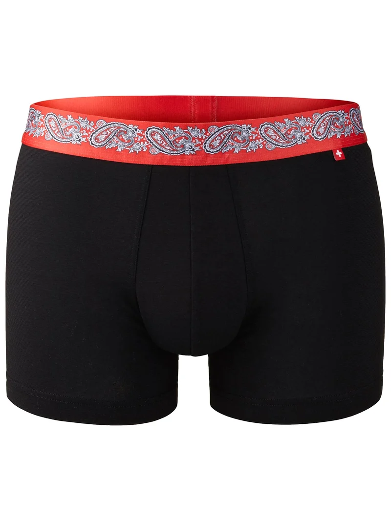 Boxer Pant mit Bund im Glarner-Tüechli-Style, SCHWINGER