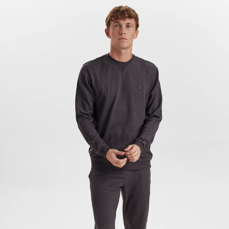 Dunkelgraues Sweatshirt aus Bambus