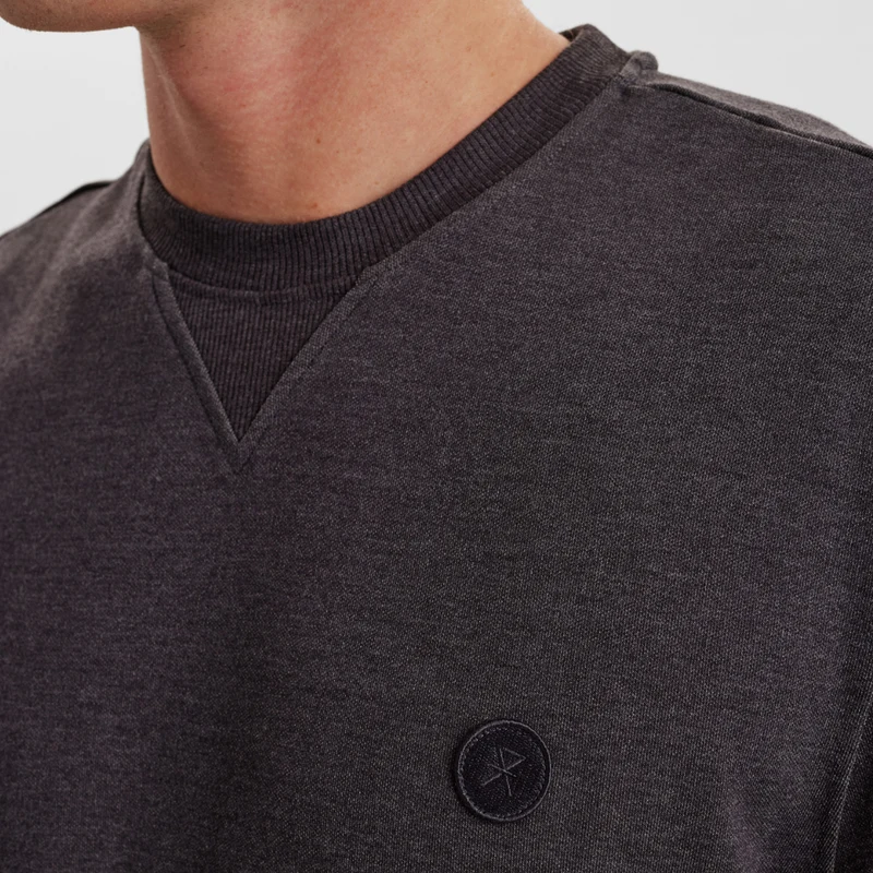 Dunkelgraues Sweatshirt aus Bambus