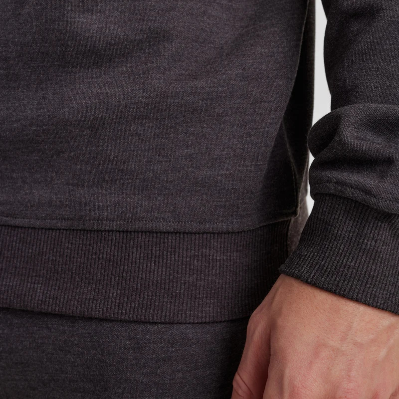 Dunkelgraues Sweatshirt aus Bambus