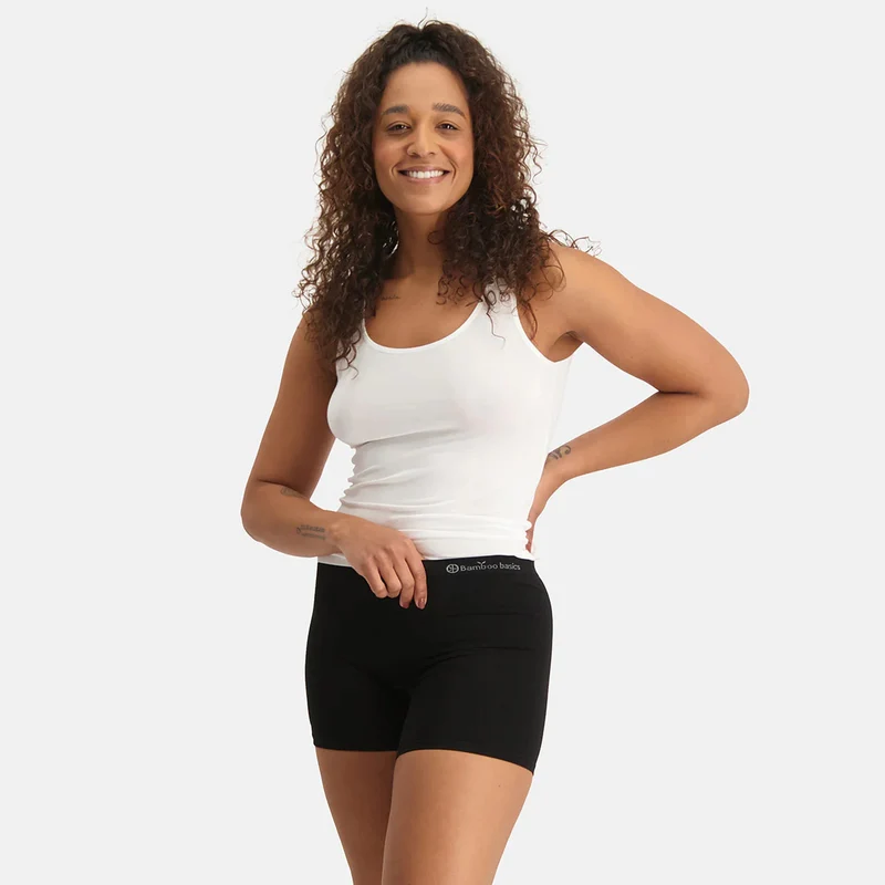2er-Pack Schwarze Bambus-Boxershorts