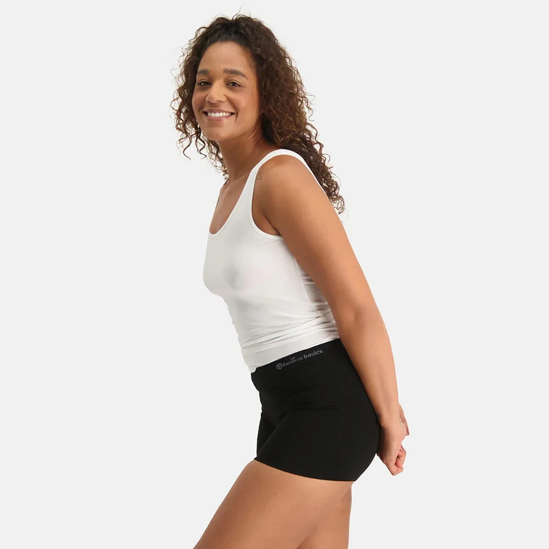 2er-Pack Schwarze Bambus-Boxershorts