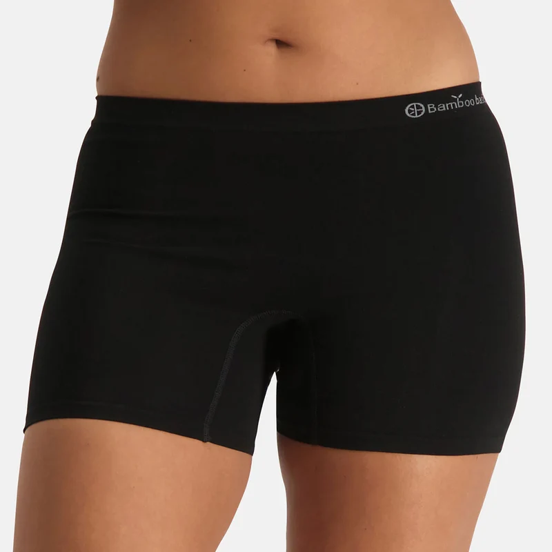 2er-Pack Schwarze Bambus-Boxershorts