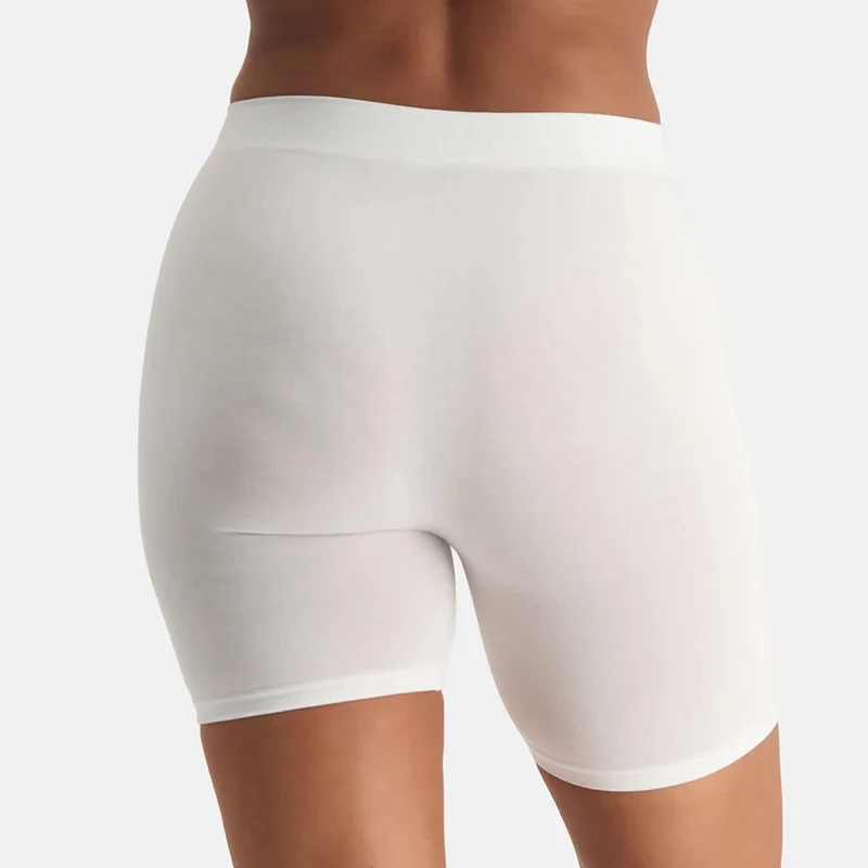 Weiße Innenshorts aus Bambus
