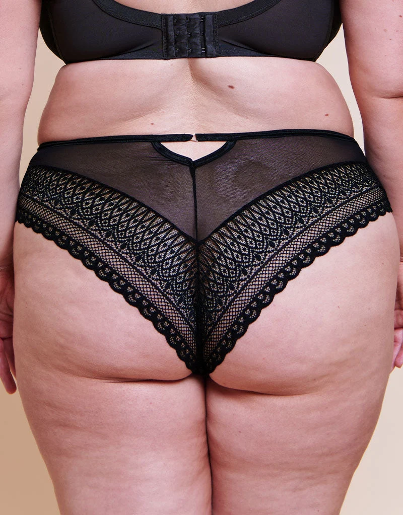 Curvy Kate Victory Nouveau Brazilian Brief Black