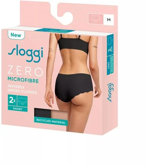 Sloggi ZERO Microfibre 2.0 Short 2er Pack dark combination