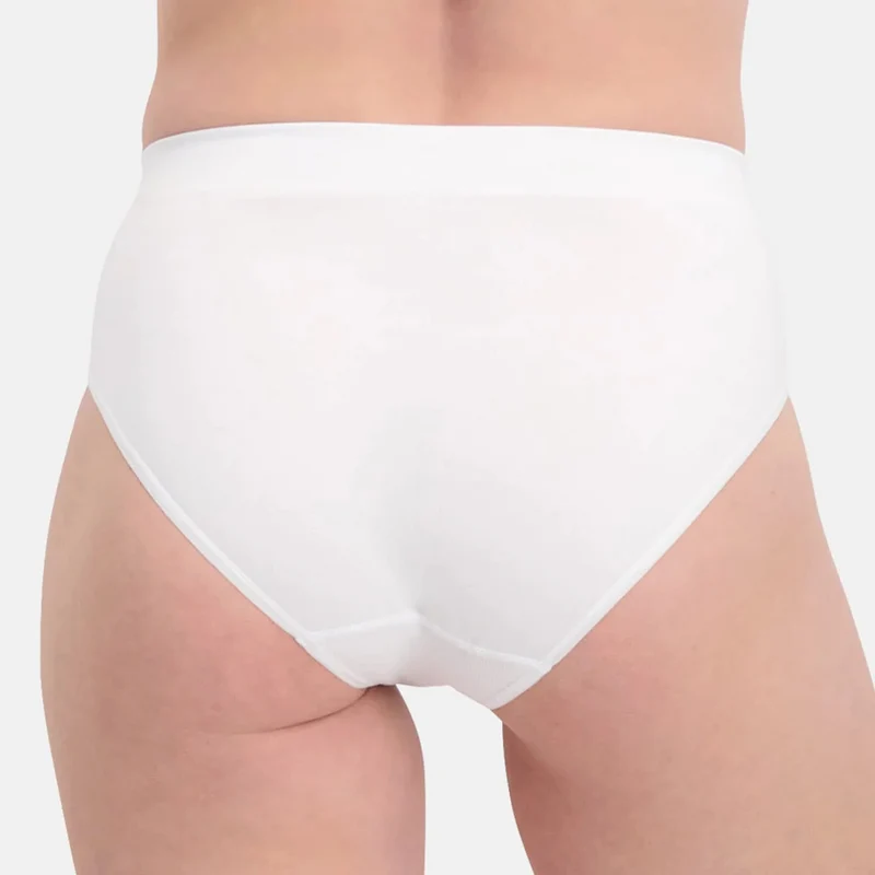 3er-Pack weißer Bambus-Maxi-Slips