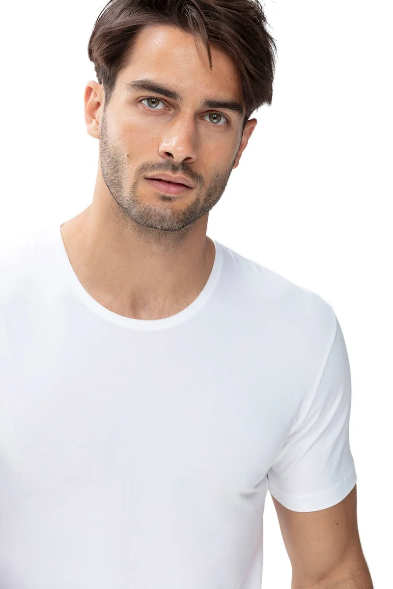 Crew-Neck Shirt DRY COTTON, in weiss bis 7XL