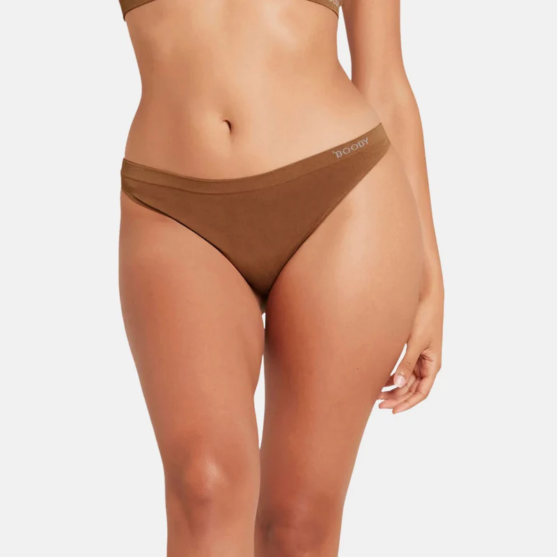 Tan Bambus G-String Panty
