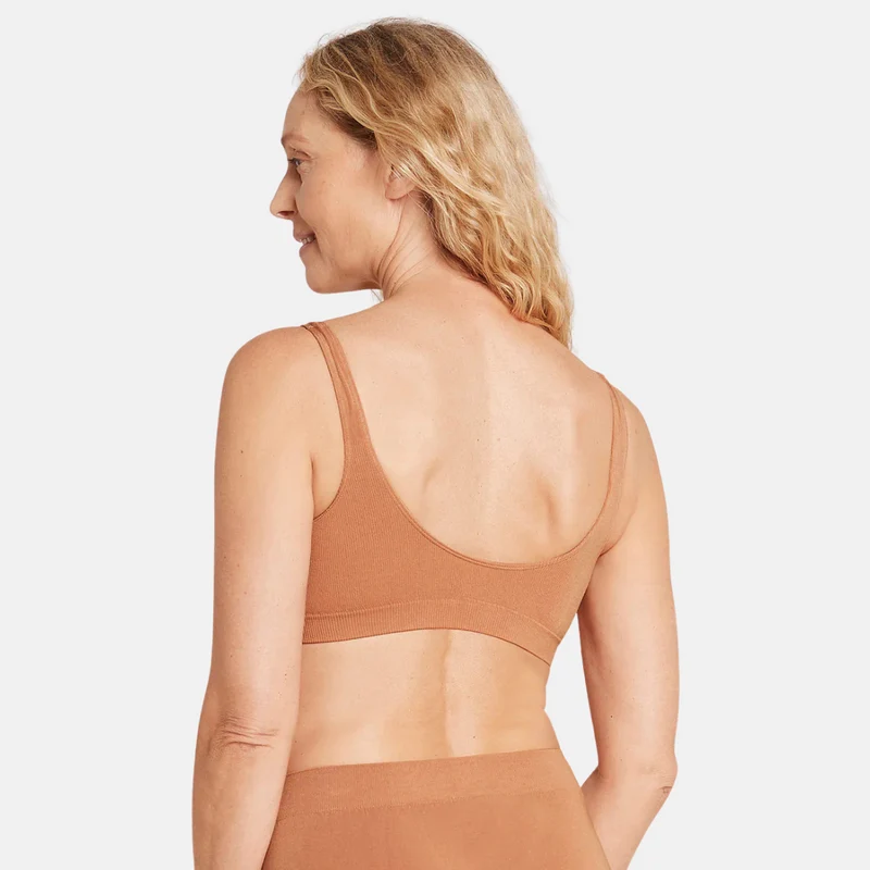 Bustier aus Bambus in Nude, ohne Bügel