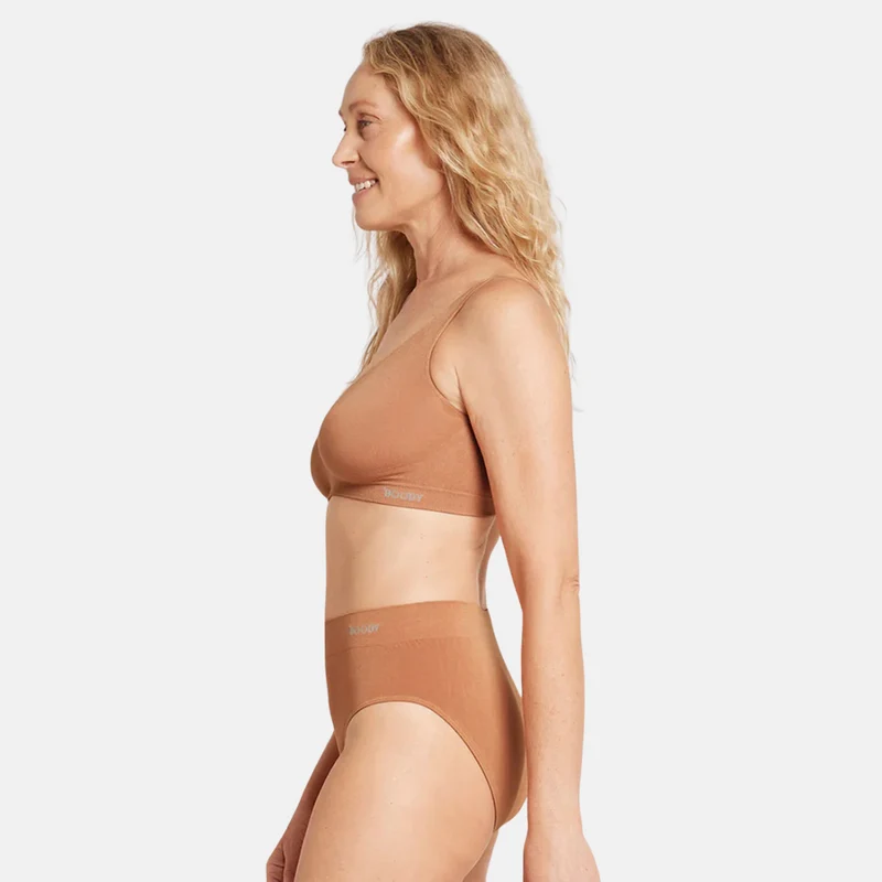 Bustier aus Bambus in Nude, ohne Bügel