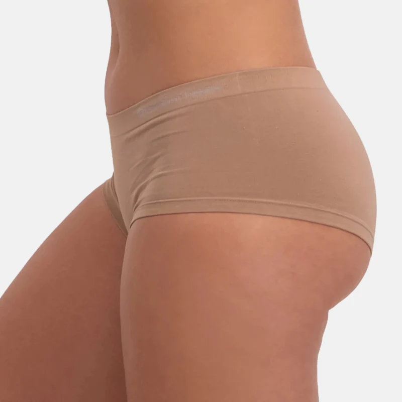 2er-Pack Tan Bambus-Hipster-Slips