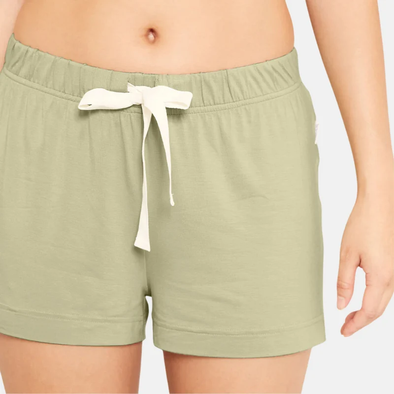 Grüne Bambus-Nachtshorts
