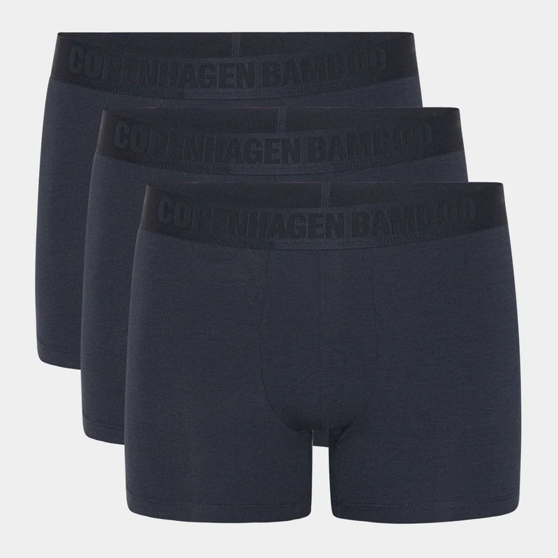 3er-Pack blaue Bambus-Unterhosen