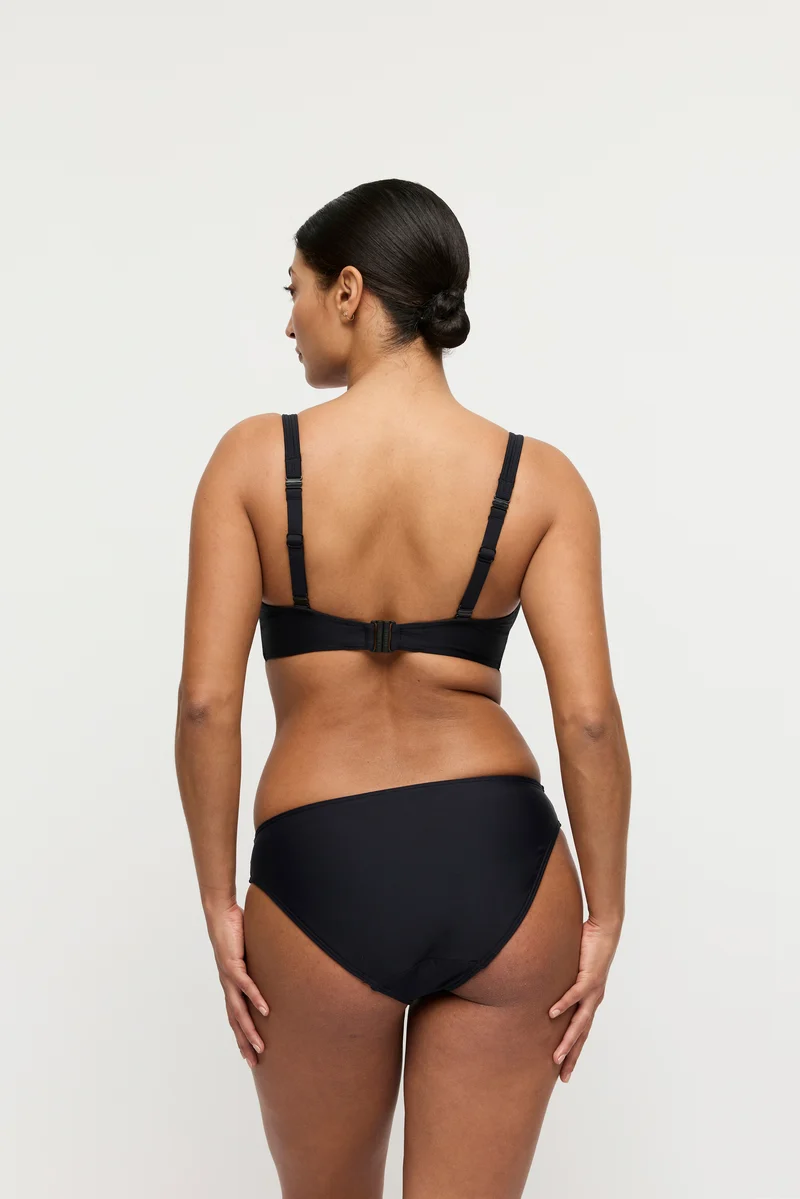 UVITA schwarz Unterlegtes Bikini-Top tief.