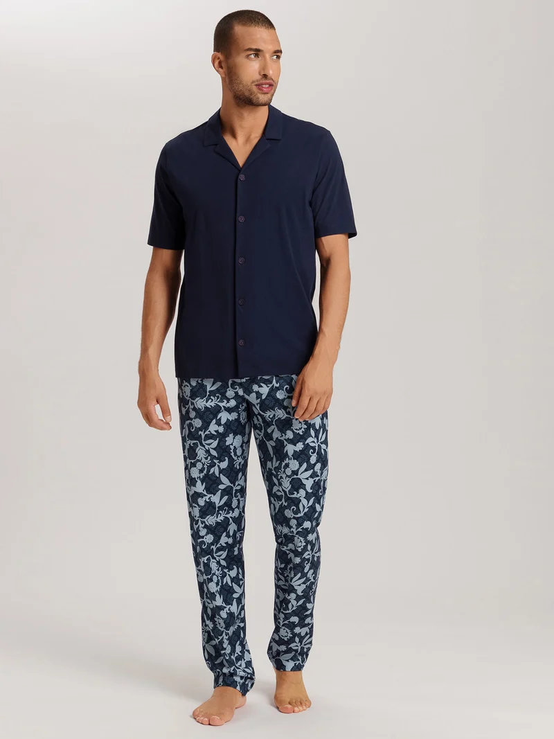 Pants Long NIGHT & DAY in Sommerfarbe night blue tiles