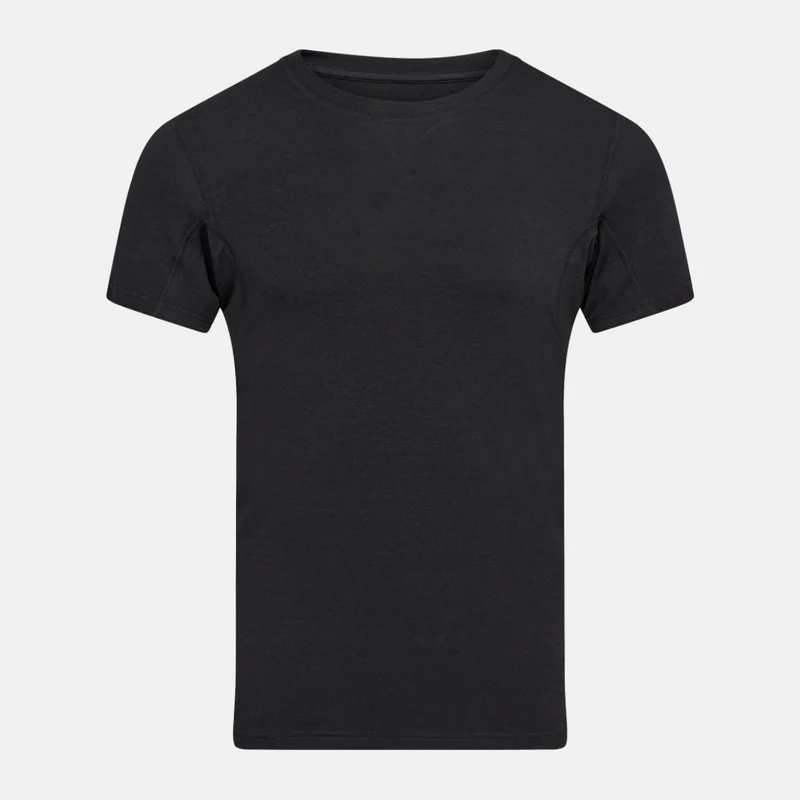 Schwarzes Bambus-Anti-Schweiß-T-Shirt