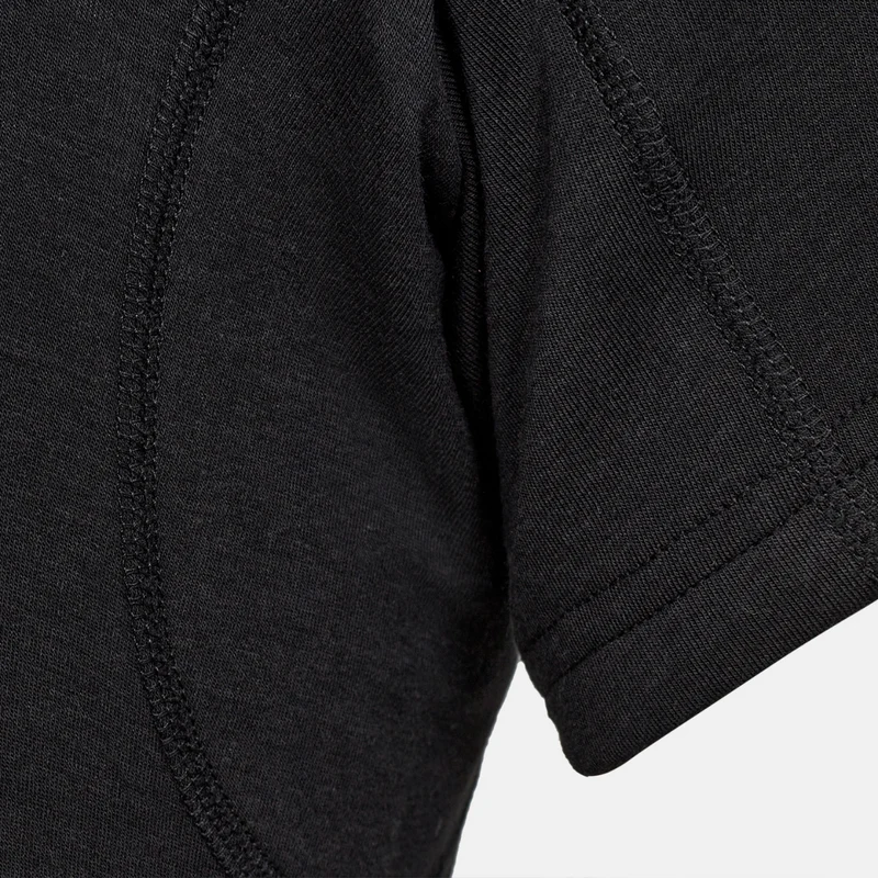 Schwarzes Bambus-Anti-Schweiß-T-Shirt
