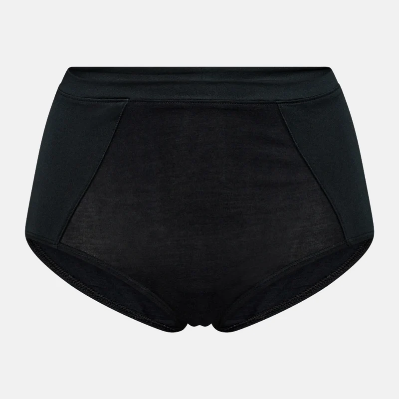 Schwarzes Bambus-Maxi-Höschen
