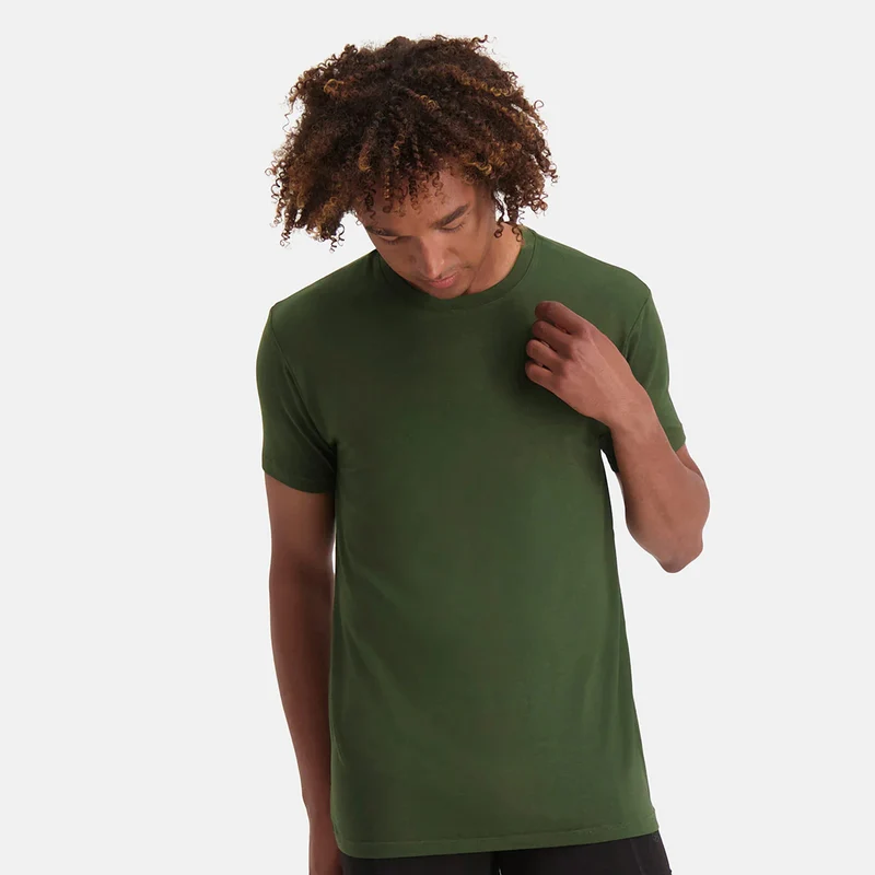 2er-Pack Grünes Bambus-T-Shirt