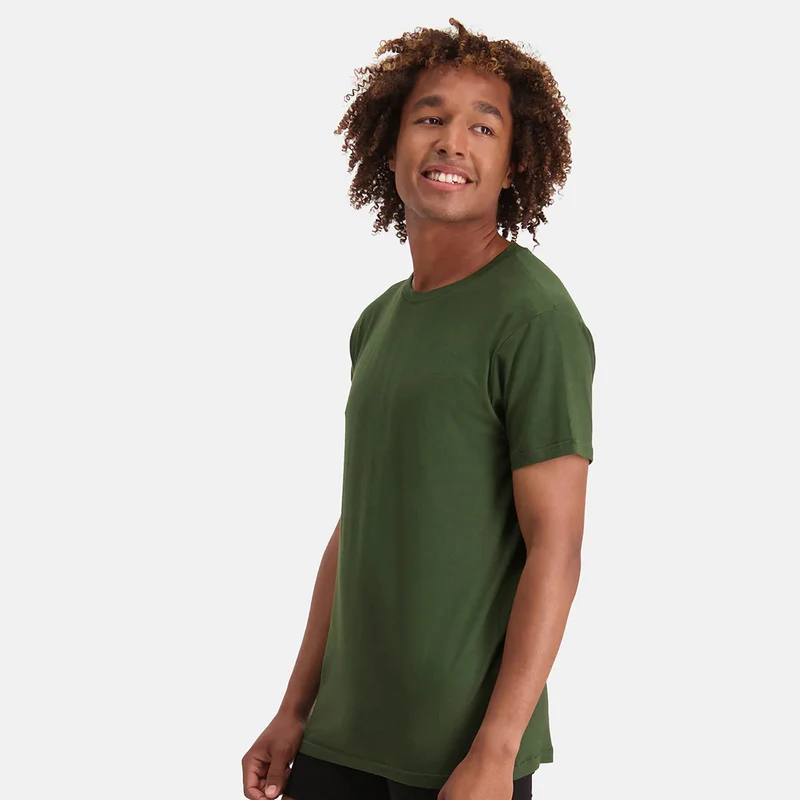 2er-Pack Grünes Bambus-T-Shirt
