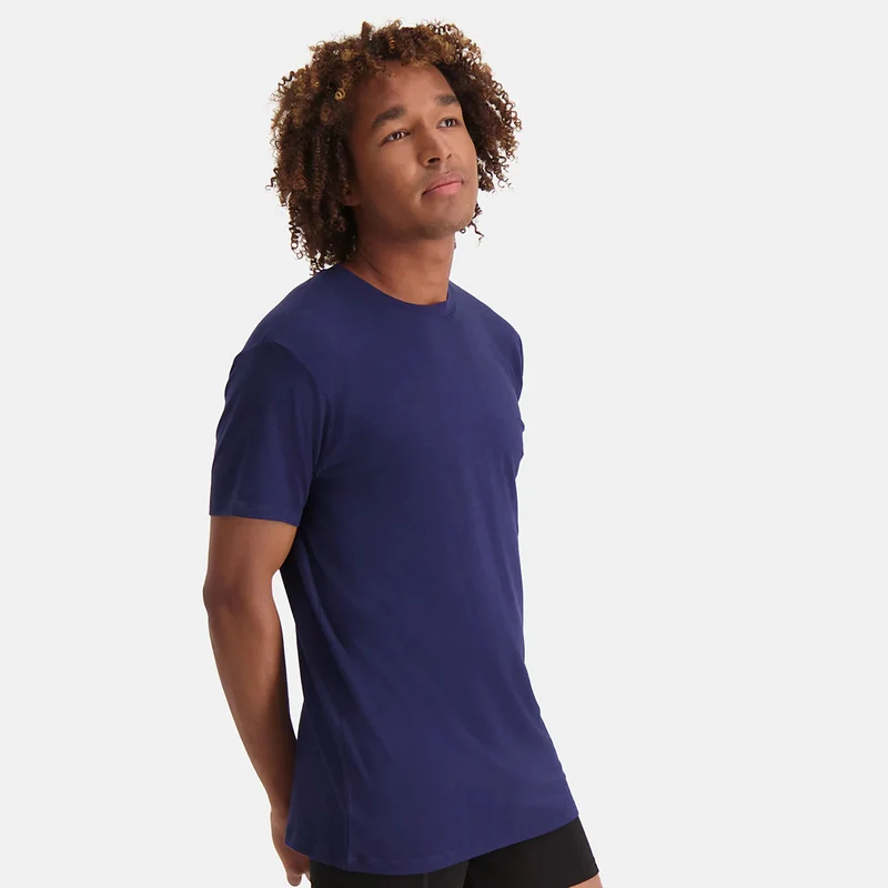 2er-Pack Blaues Bambus-T-Shirt