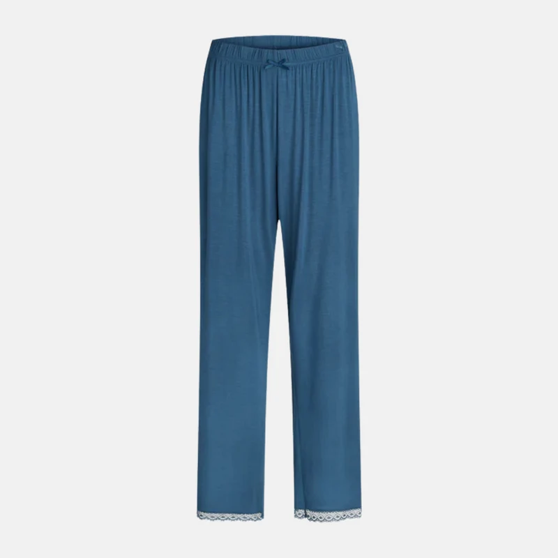 Blaue Bambus-Nachthose