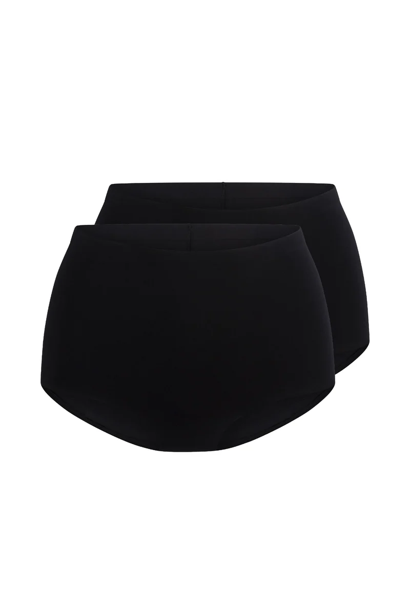 LingaDore 1400HWB-1 2er-Pack Taillenslips Schwarz