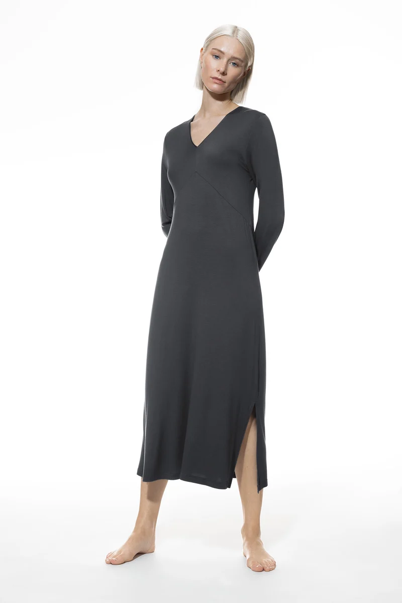 Nachthemd, langarm, Länge 120cm, PURE CHIC