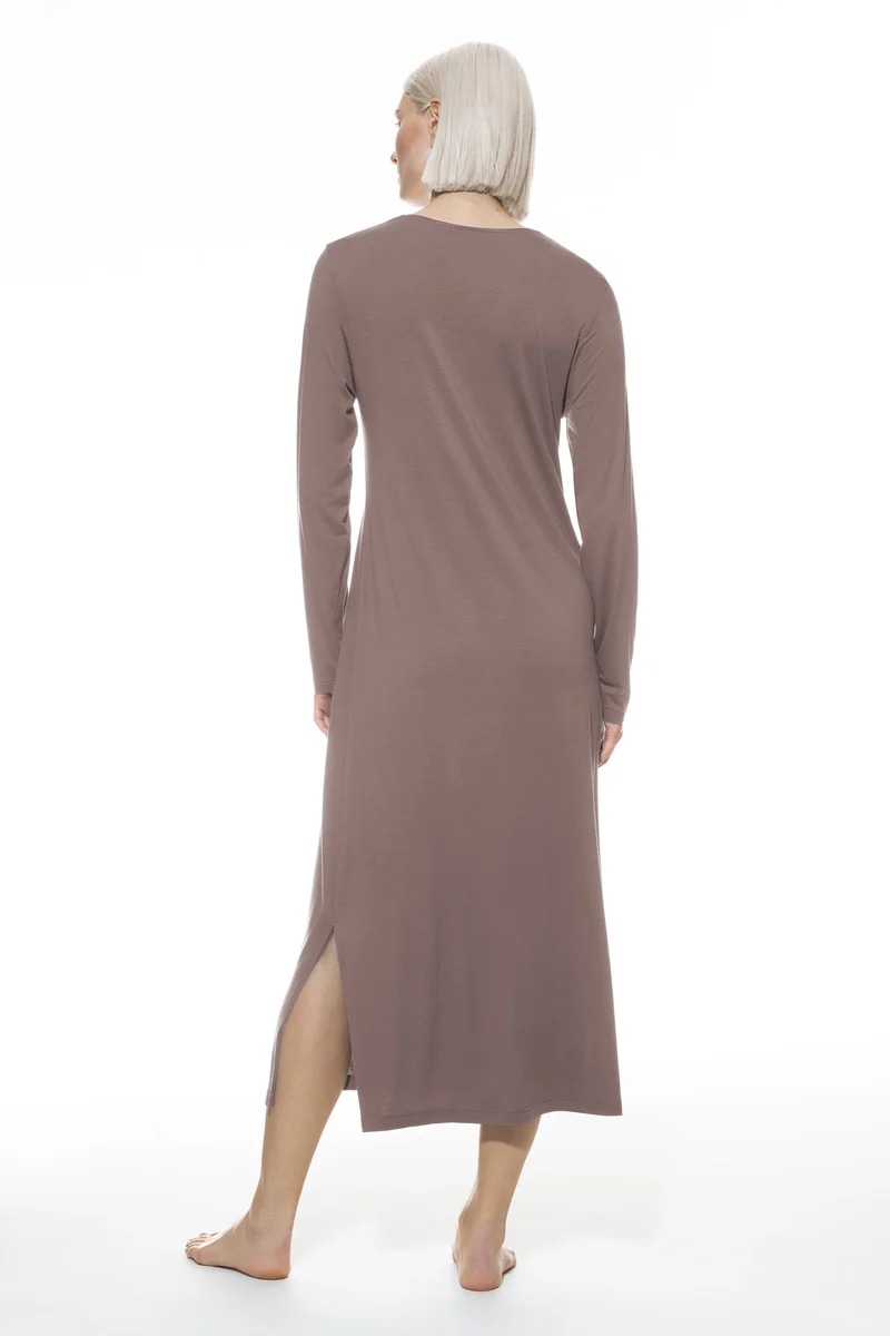 Nachthemd, langarm, Länge 120cm, PURE CHIC