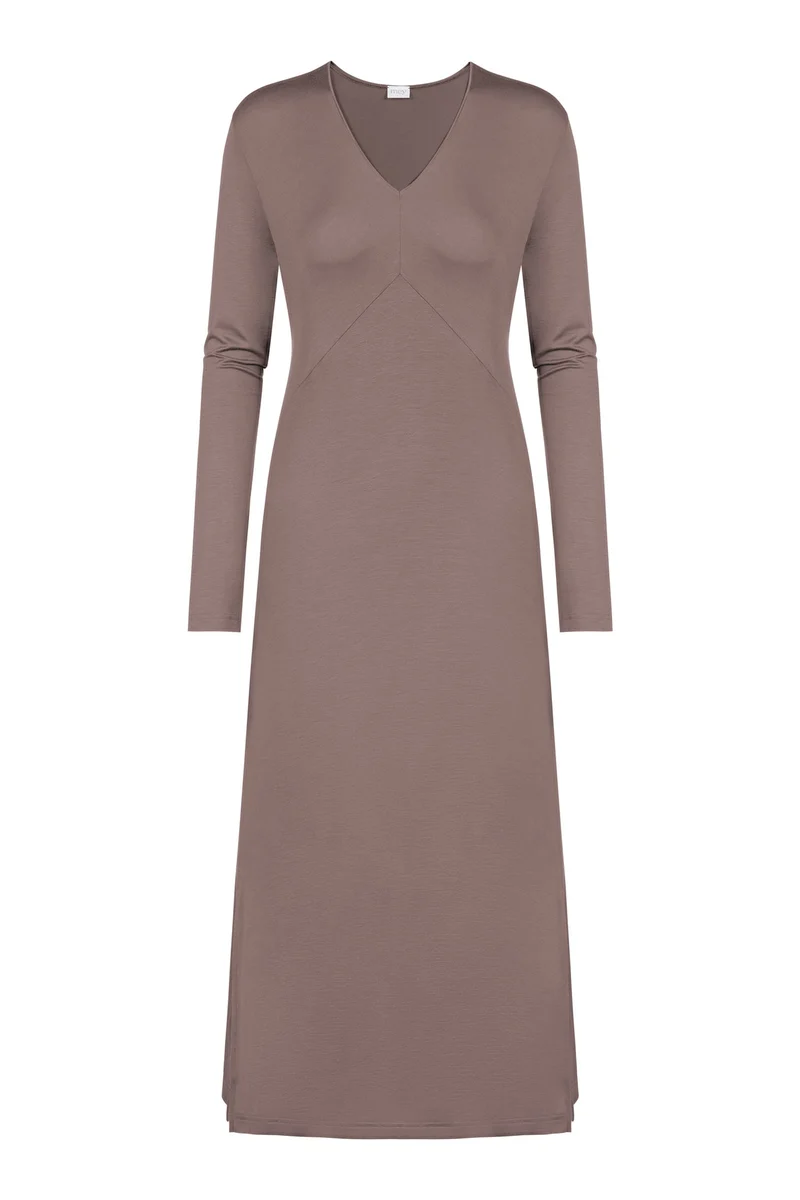 Nachthemd, langarm, Länge 120cm, PURE CHIC