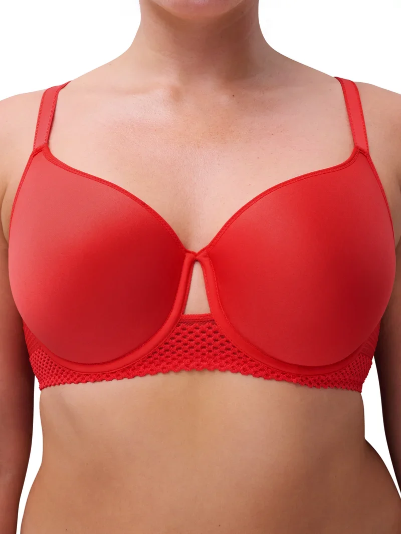 Chantelle - Play Covering Memory Bra Red Cocktail