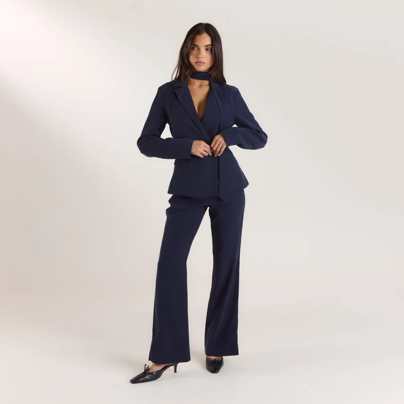 Multiway Fitted Blazer - Navy