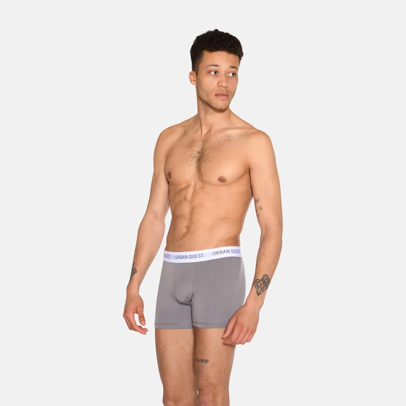 3er-Pack Bambus-Unterhosen in schwarz/navy/grau